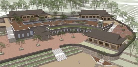 통도사 문화시설 조감도 양산시 제공