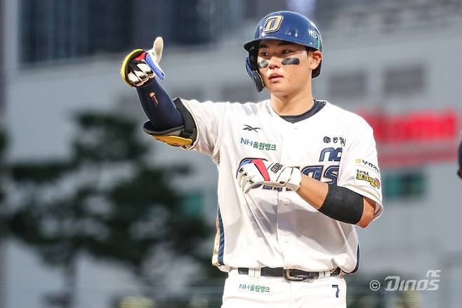 NC 구단 사상 첫 유격수 골든글러브에 도전하는 김주원. NC 제공
