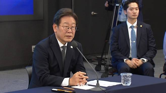 ▲ 지난 6월 25일, 광주서 열린 '광주시민·전남도민 타운홀미팅'에서 참석한 이재명 대통령