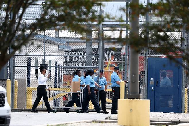 미국 포크스턴 이민세관단속국 구금시설. 연합뉴스