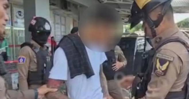 태국에서 30대 한국인 남성이 80대 영국인 남성을 폭행해 현지 경찰에게 체포됐다 [출처= 더타이거]