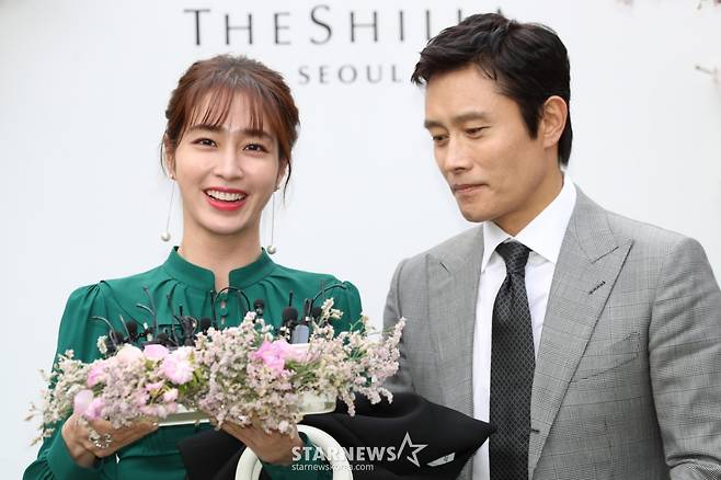 왼쪽부터 이민정, 이병헌 부부 /사진=스타뉴스