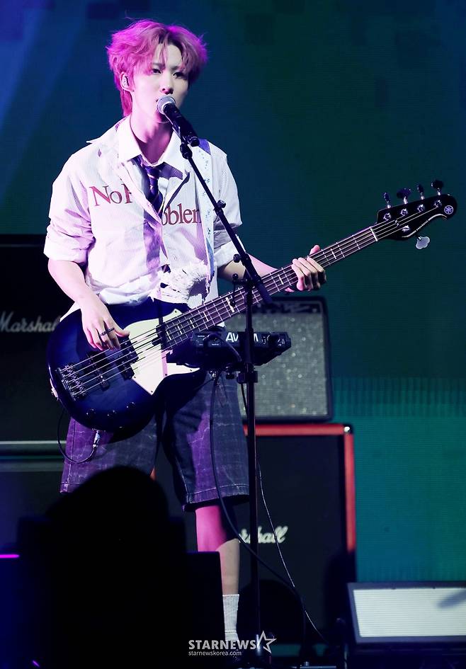 주환, 베이시스트의 보컬[★포토]