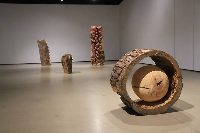 백연수 개인전 '끝나지 않은 장면' 전시 전경 서울 평창동 김종영 미술관에서 열리고 있는 조각가 백연수 개인전 '끝나지 않은 장면' 전시 전경. 
[김종영 미술관 제공. 재판매 및 DB 금지]