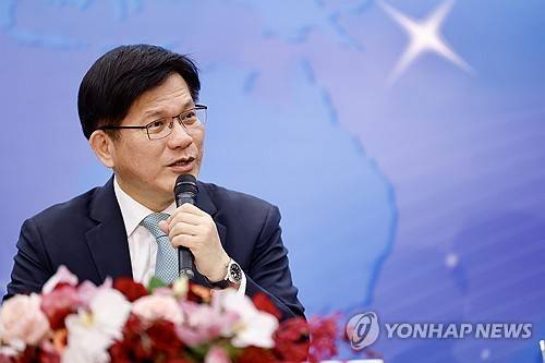 린자룽 대만 외교부장 [EPA 연합뉴스 자료사진. 재판매 및 DB 금지]