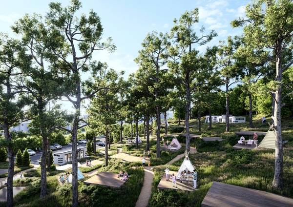 남양주 ‘양정역세권 도시개발 훼손지 대체녹지 조성사업’을 통해 15만1천㎡ 부지에 조성될 황금산 대체 녹지 조감도. 2025.9.7 /남양주시 제공