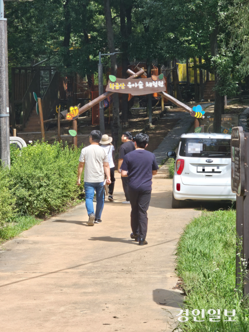 황금산 유아숲체험원은 어린이와 가족 단위 시민들에게 사랑받는 공간이다. 2025.9.7 남양주/이종우기자 ljw@kyeongin.com