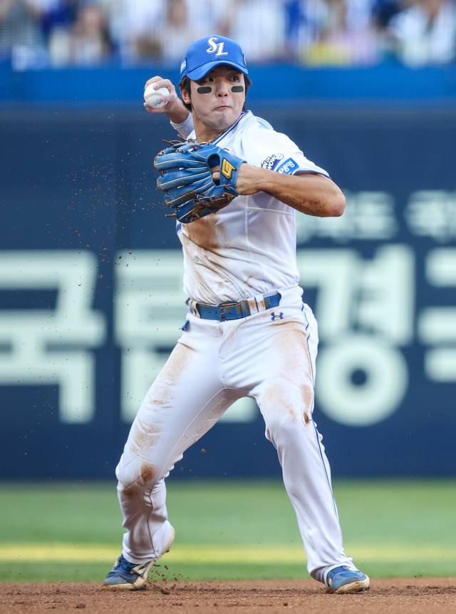 삼성 라이온즈의 주전 3루수 김영웅. 삼성 제공