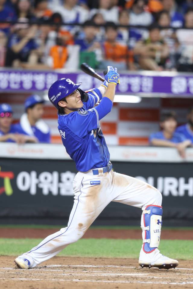 삼성 라이온즈의 이재현. 삼성 제공