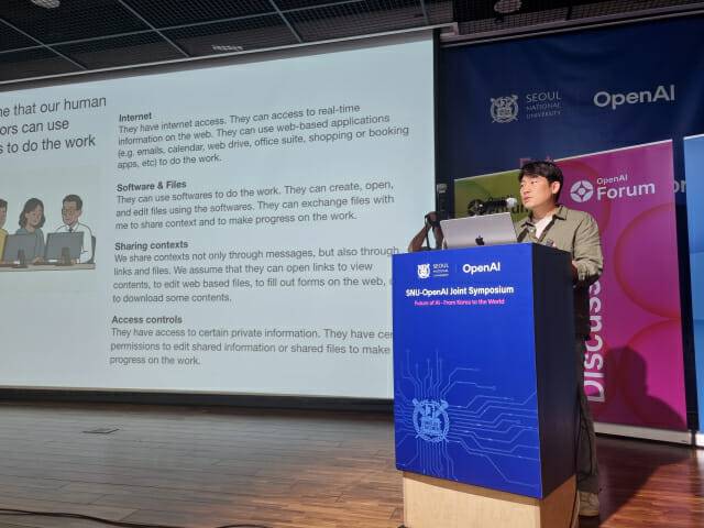 노현우 오픈AI 연구원 (사진=조이환 기자)