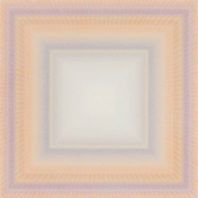 지근욱, 'Inter-shape Square 022'(2025). 70×70cm. /학고재