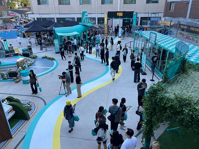 11일 방문한 서울 성동구 '펍지 성수' 팝업스토어 현장. 'PUBG: 배틀그라운드'와 가수 지드래곤의 컬래버레이션을 기념해 특별 체험 행사가 열렸다.ⓒ데일리안 이주은 기자