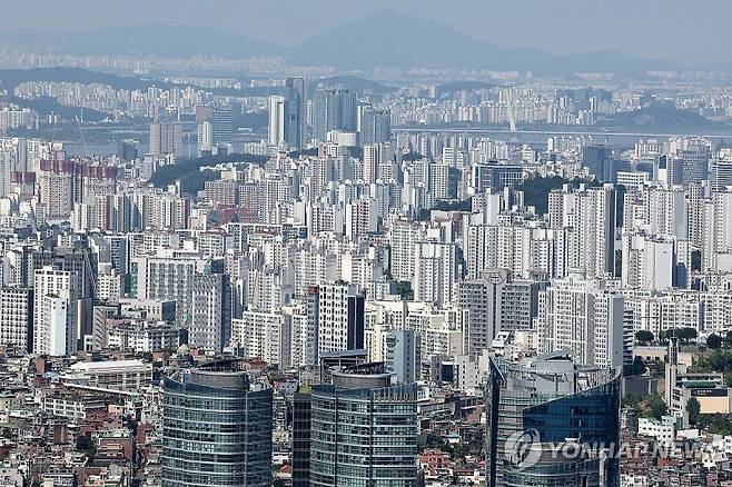 서울 아파트 전경. 연합뉴스