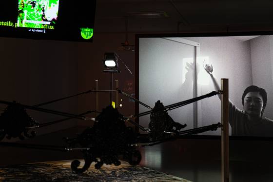 A scene of the "off-site 2: Eleven Episodes" exhibit spotlighting works by Korean female and queer artists is on display at Kukje Gallery K2 in Jongno District, central Seoul [ART SONJE CENTER]