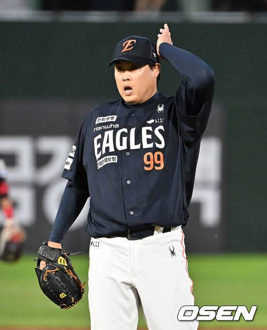 [OSEN=부산, 이석우 기자] 한화 류현진. 2025.09.10 / foto0307@osen.co.kr