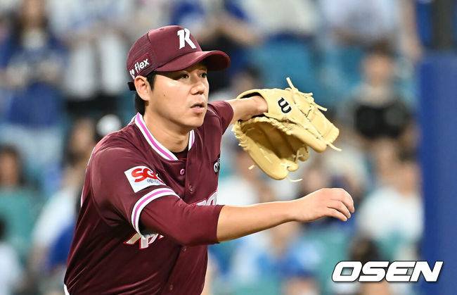 [OSEN=대구, 이석우 기자] 키움 히어로즈 하영민 007 2025.09.03 / foto0307@osen.co.kr