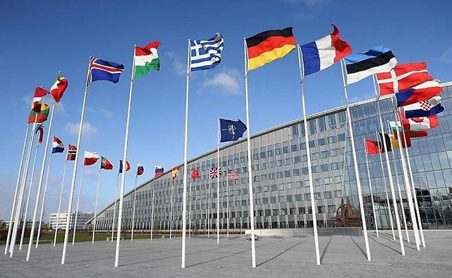 벨기에 브뤼셀에 있는 나토 청사 본부 전경. AFP연합뉴스