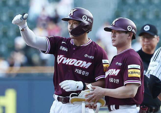 키움 주성원.  연합뉴스