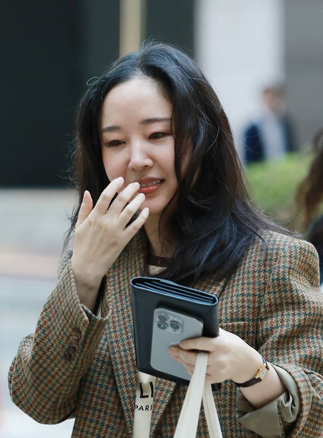 ▲ 11일 법원에 출석한 민희진. ⓒ연합뉴스