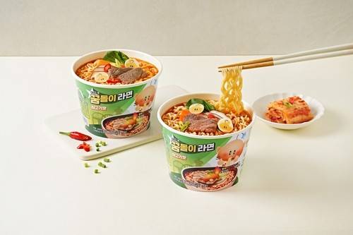 꿈돌이 라면 홍보물