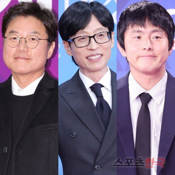 ⓒ(왼쪽부터) 나영석, 유재석, 기안84/ 이혜영 기자 lhy@hankooki.com