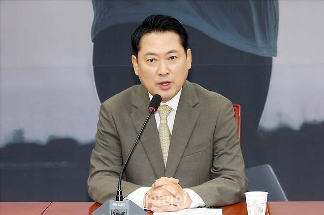 장동혁 국민의힘 대표가 지난 9일 오전 국회에서 정청래 더불어민주당 대표의 교섭단체대표연설 직후 관련 입장을 발표하고 있다. ⓒ데일리안 홍금표 기자