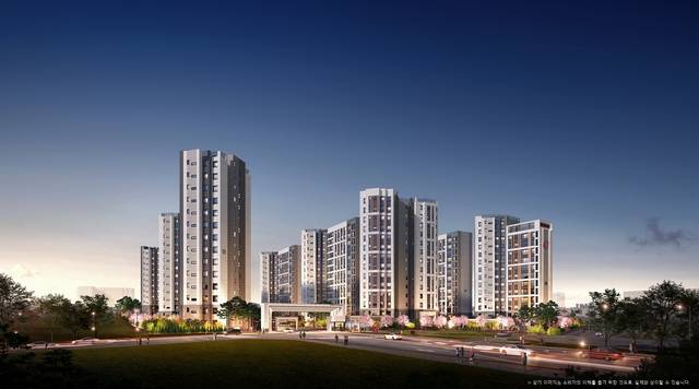 힐스테이트 수원파크포레 석경투시도