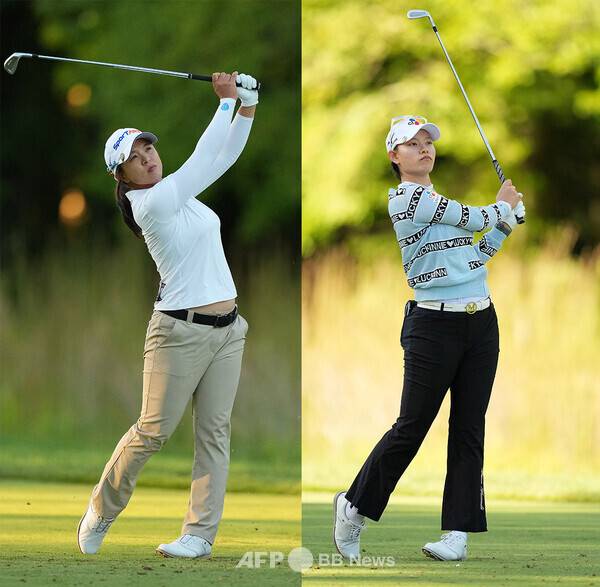 2025년 미국여자프로골프(LPGA) 투어 크로거 퀸 시티 챔피언십에 출전한 김세영, 박금강 프로. 사진제공=ⓒAFPBBNews = News1 (사진을 무단으로 사용하지 마십시오.)