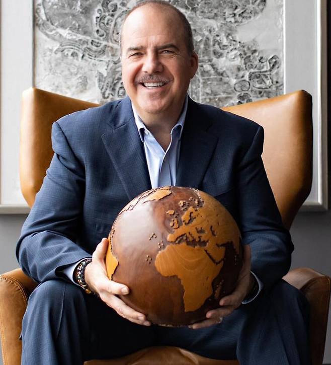 최대 규모의 럭셔리 관광 네트워크인 ‘버추오소’의 매슈 업처치 회장. 한국관광공사 제공