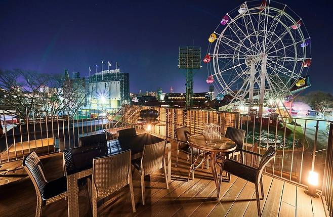 라쿠텐 모바일파크 야경./제공=라쿠텐 이글스