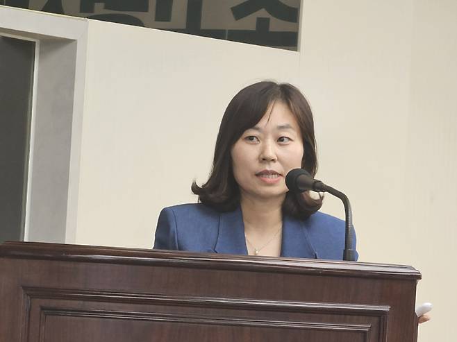 최은미 한국의학바이오기자협회 정책이사는 경도인지장애 및 인지 건강관리 인식도 대국민 설문조사 결과를 발표했다. 이찬종 기자