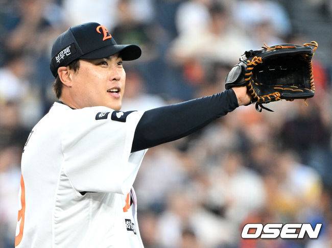 [OSEN=이대선 기자] 한화 류현진. 2025.08.21 /sunday@osen.co.kr