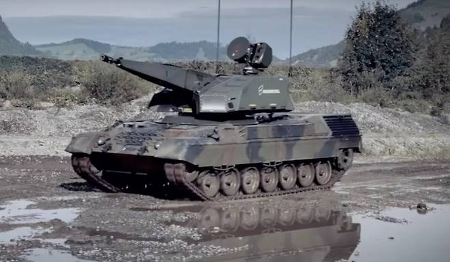 독일 방산업체 라인메탈이 개발한 이동식 방공시스템 스카이레인저(Skyranger)