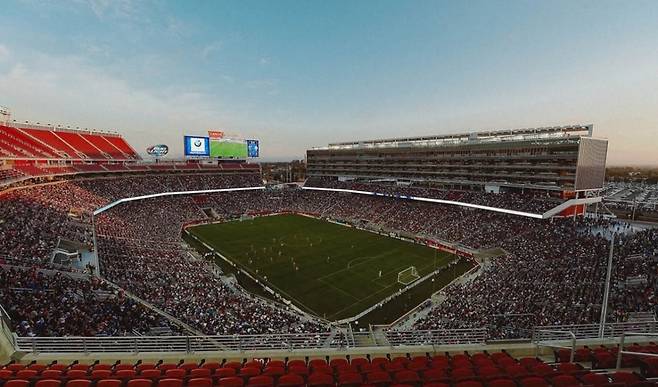 손흥민이 속한 로스앤젤레스(LA)FC와 산 호세 어스퀘이크스의 MLS 30라운드 경기가 열릴 리바이스 스타디움. /사진=산 호세 어스퀘이크스 SNS 캡처