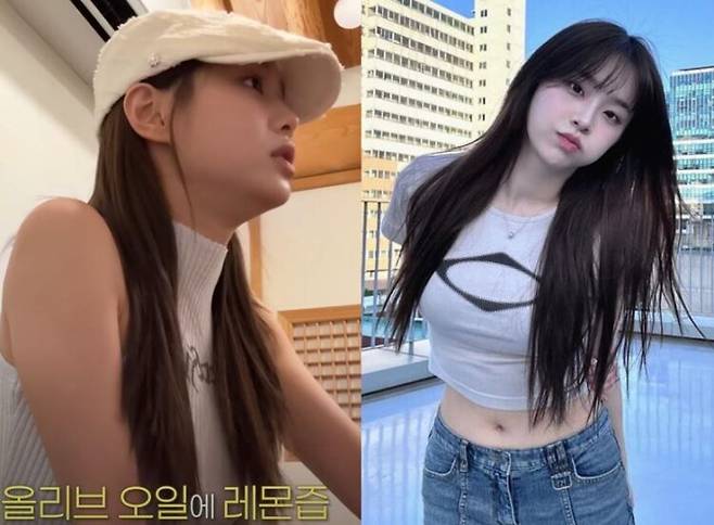 츄가 아침마다 올리브 오일와 레몬즙을 먹는다고 말했다. [사진=츄 유트브 채널 영상 캡처/인스타그램]