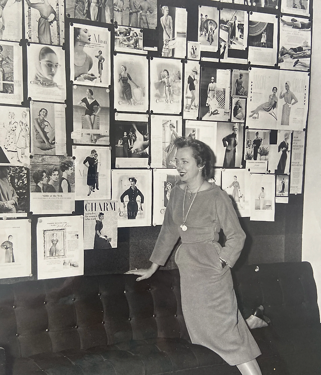 미국 패션 디자이너 맥카델은 여성의 몸과 생활에 잘 맞는 현대 미국 의상 스타일을 개척했다