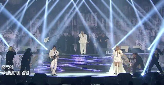 가수 소향, 양동근과 기타리스트 자이로가 출연한 지난 7월 초 KBS ‘불후의 명곡’의 무대 장면. KBS 유튜브 캡처