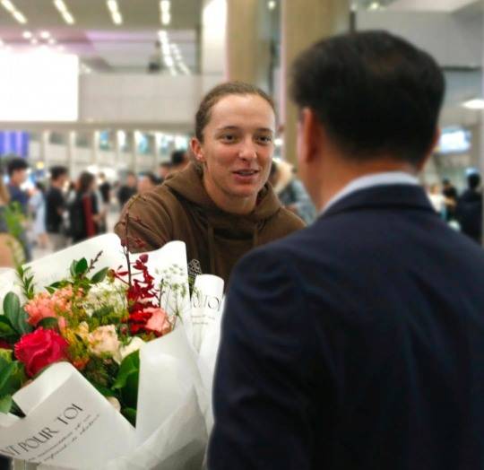 13일 오전 인천국제공항을 통해 입국한 시비옹테크. 사진[연합뉴스]
