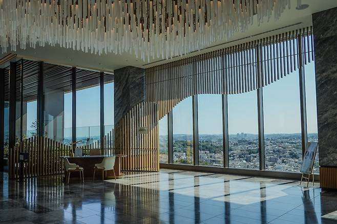 웨스틴 요코하마의 자연친화적인 디자인/사진=김지은 여행+ 기자