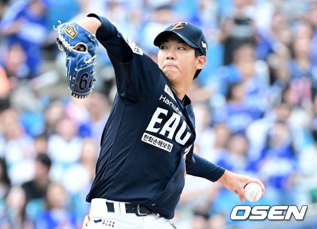 [OSEN=최규한 기자] 한화 황준서. 2025.09.07 / dreamer@osen.co.kr