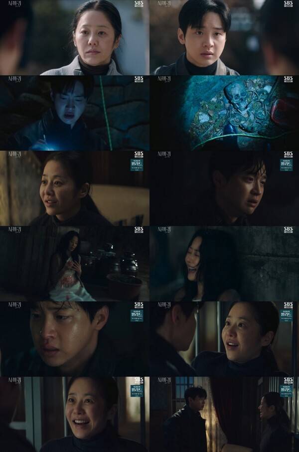 ▲ 12일 방송된 SBS 금토드라마 ‘사마귀: 살인자의 외출’ 장면들. 방송화면 캡처