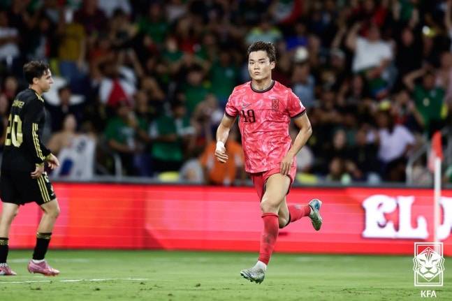 ▲ 오현규 ⓒ 대한축구협회