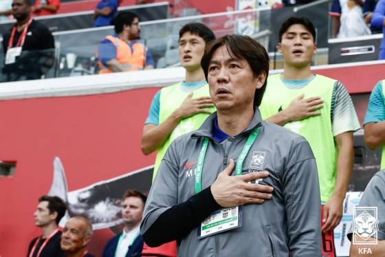 홍명보 축구대표팀 감독. /사진=대한축구협회 제공