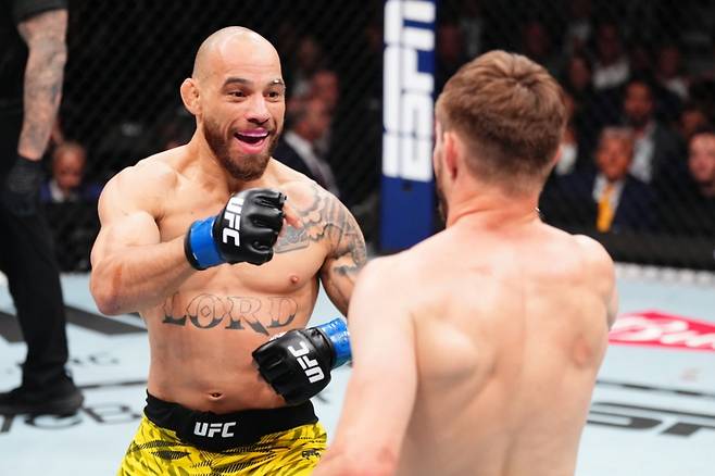 제앙 실바(왼쪽). /사진=UFC 제공