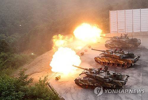 불 뿜는 K2 전차 기사 내용과 무관합니다[연합뉴스 자료사진. 재판매 및 DB 금지]