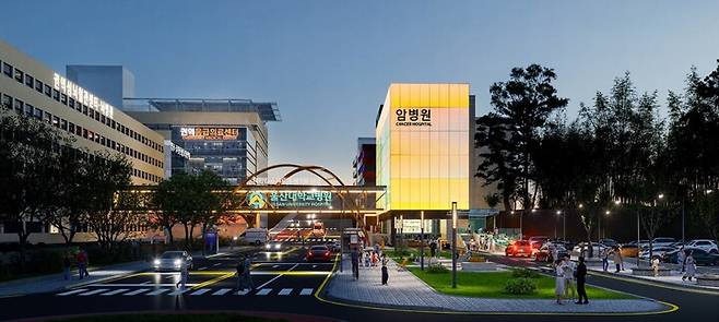 중증질환 중심병원 구축 조감도. 울산대병원 제공