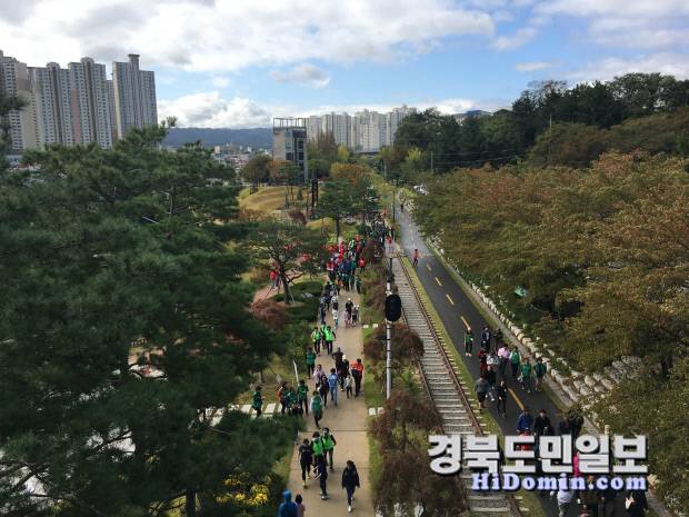 포항의 대표적 관광명소 철길숲. 시민들의 여가와 휴식공간으로 크게 각광받고 있다. 사진=포항시 제공