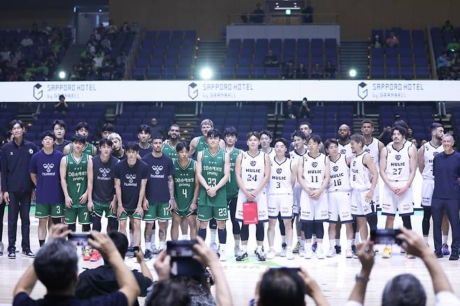 김주성 감독(맨 왼쪽). 사진제공=DB 프로미