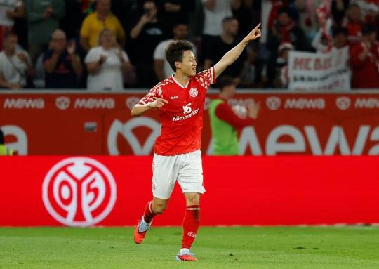 마인츠의 이재성. 사진[로이터=연합뉴스 자료사진]