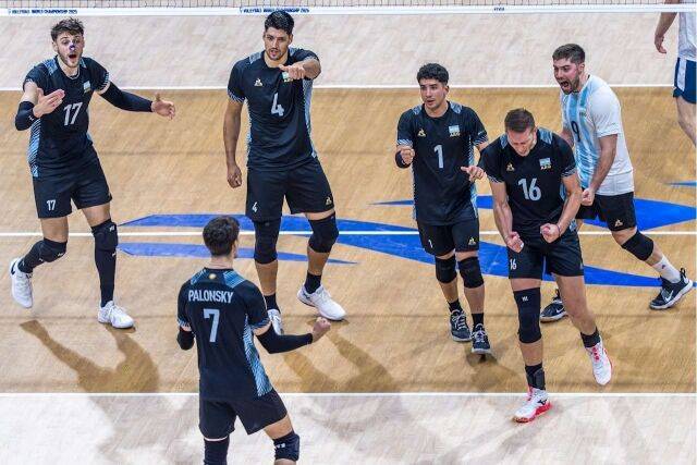 신승을 거둔 아르헨티나 선수들./Volleyballworld